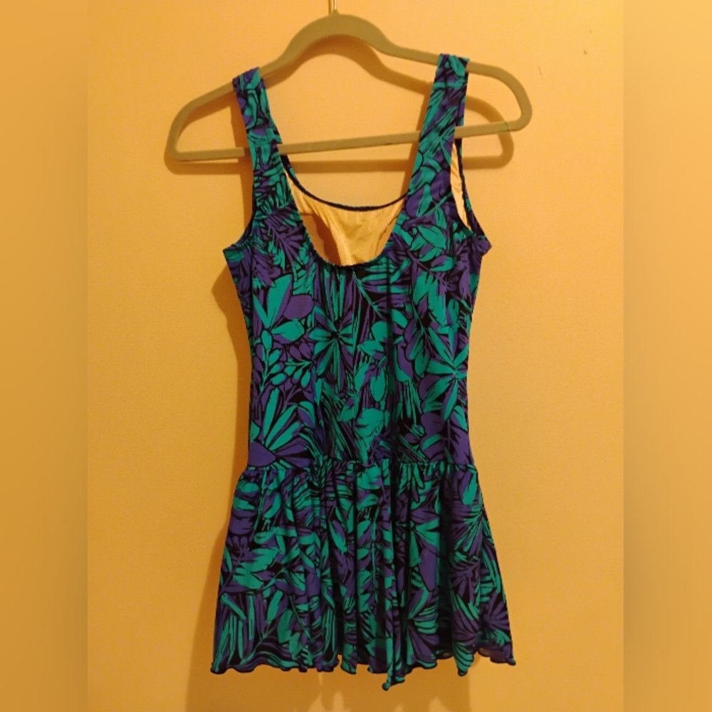 MAXINE OF HOLLYWOOD AZUL SWIMDRESS SIZE 16W - Picture 5 of 13